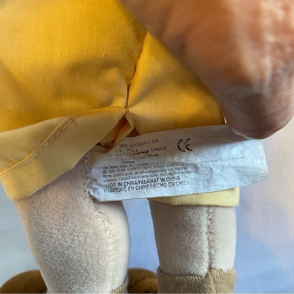 Vtg Disney Professor Porter from Tarzan Soft Doll (missing his hat) - Picture 7 of 8